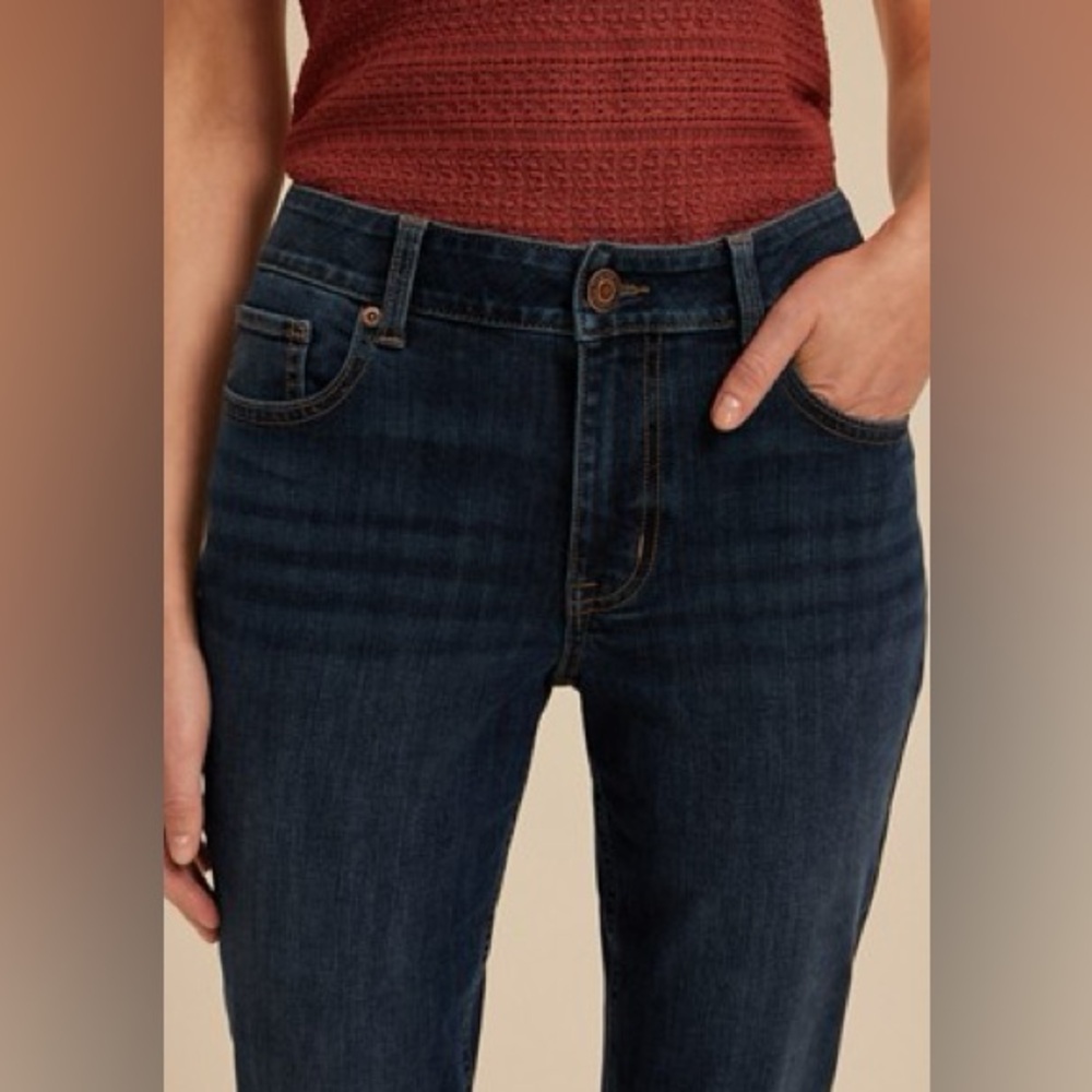 m jeans by Maurices Classic Curvy High Rise Slim Boot Jean Size 10 Short - Picture 10 of 10
